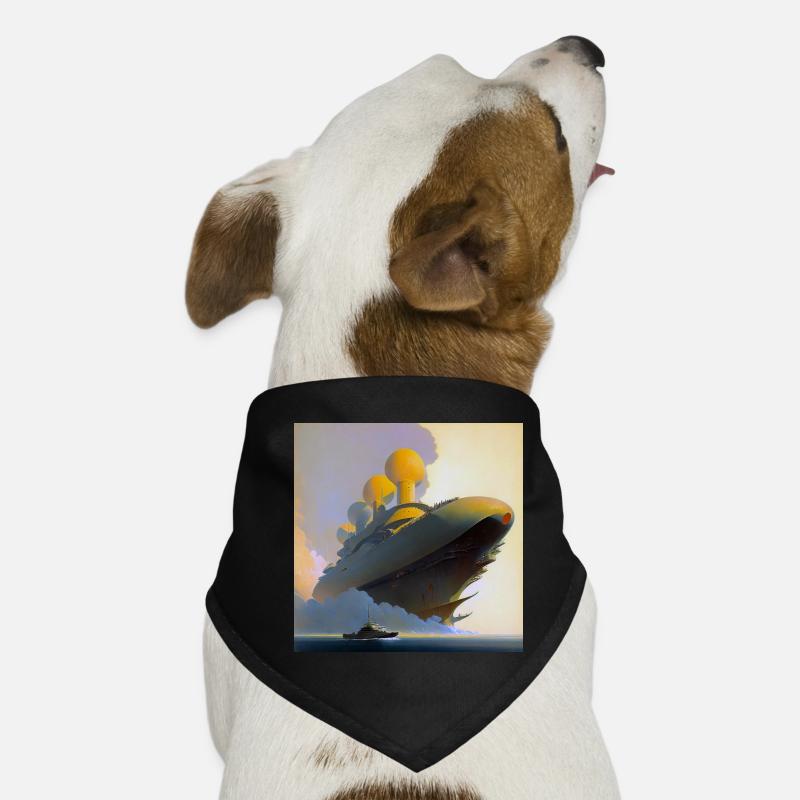 Ship 03 - Dog Bandana - black
