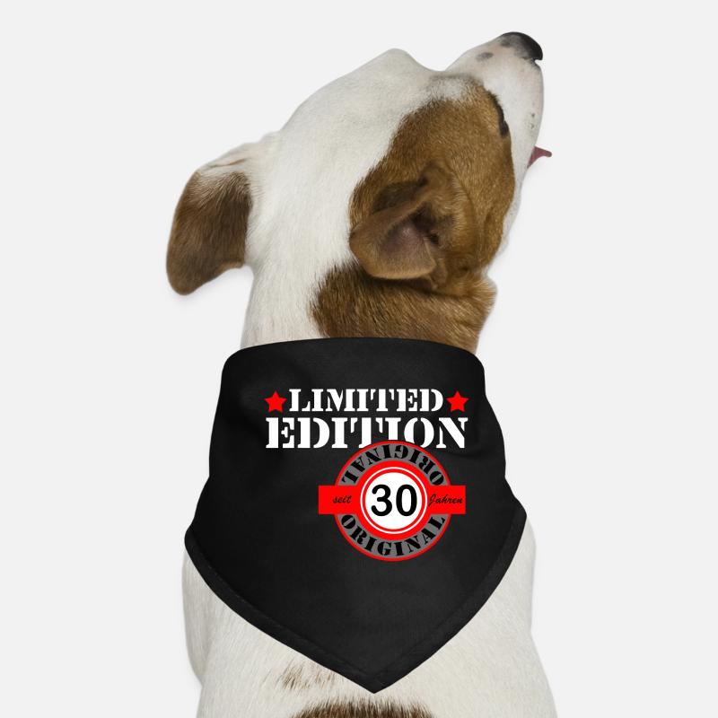 30.Geburtstag , limited Edition (25) Hunde-Bandana