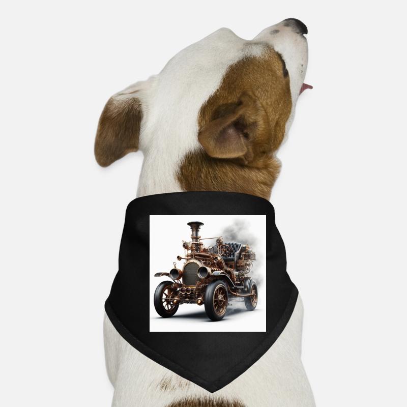 Dampfwagen Hunde-Bandana