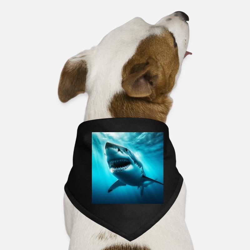 Great White Shark Dog Bandana