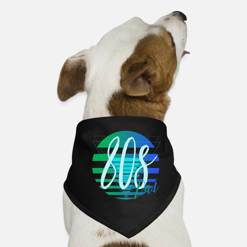 80s Dad – Retro Dad Neon Look Dog Bandana