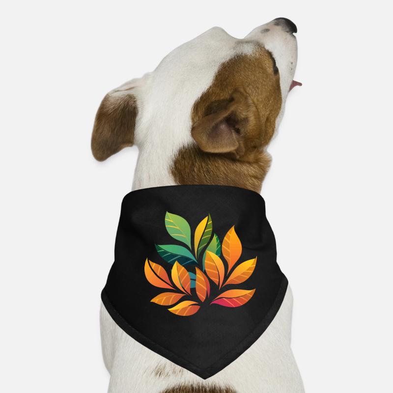 Design de Plante Bandana pour chien