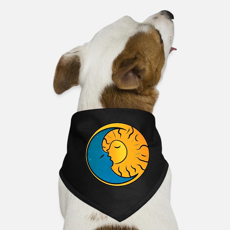 Soleil et Lune Bandana pour chien