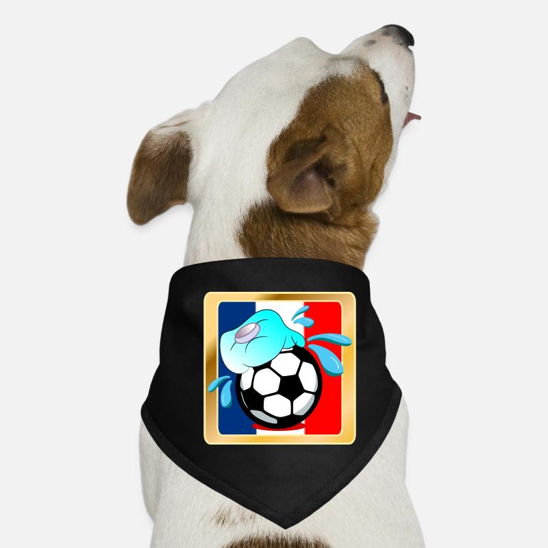 Frankreich Sommerfußball Hunde-Bandana