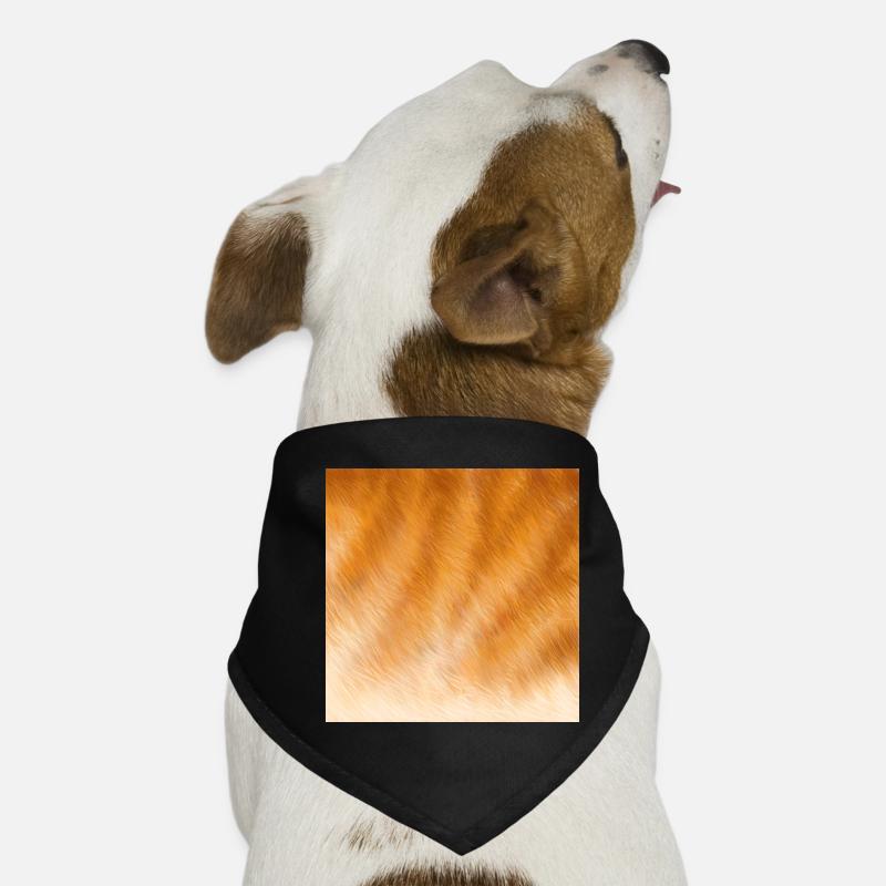 Rotes Katzenfell Hunde-Bandana