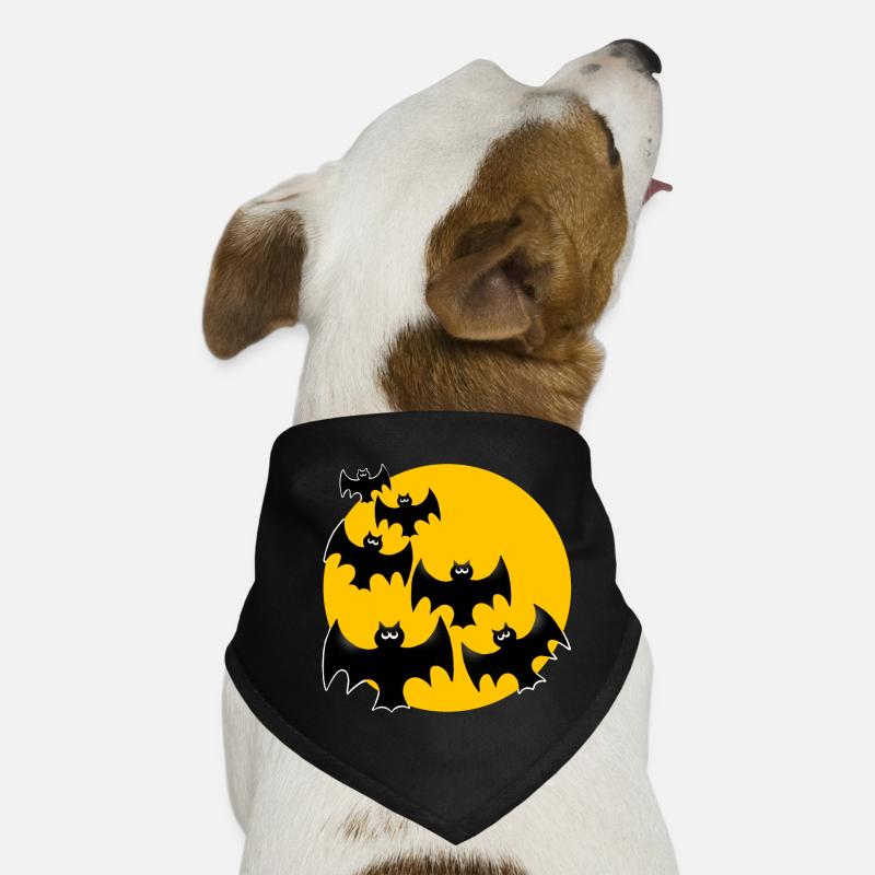 Chauves-souris d’Halloween Bandana pour chien