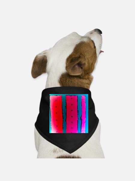 Artistic grout - Dog Bandana - black - Front
