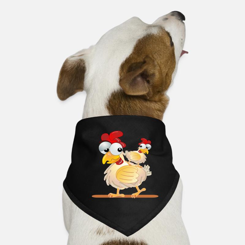 POULES COSTUMES COUPLES Bandana pour chien