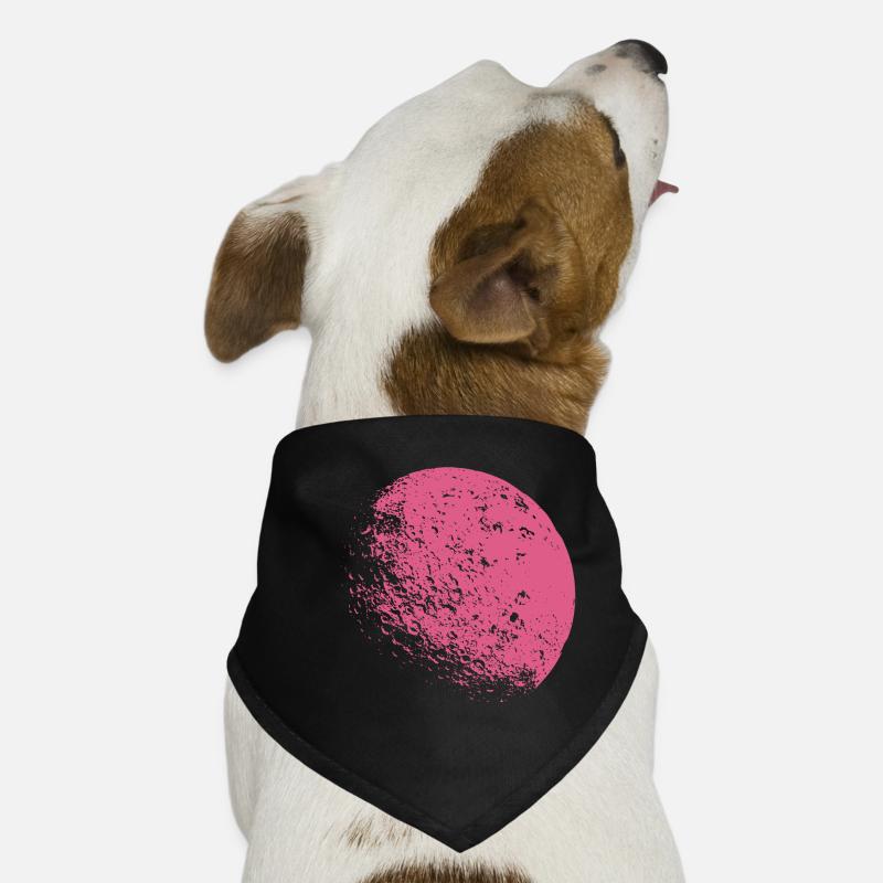 Rosa Mond Hunde-Bandana