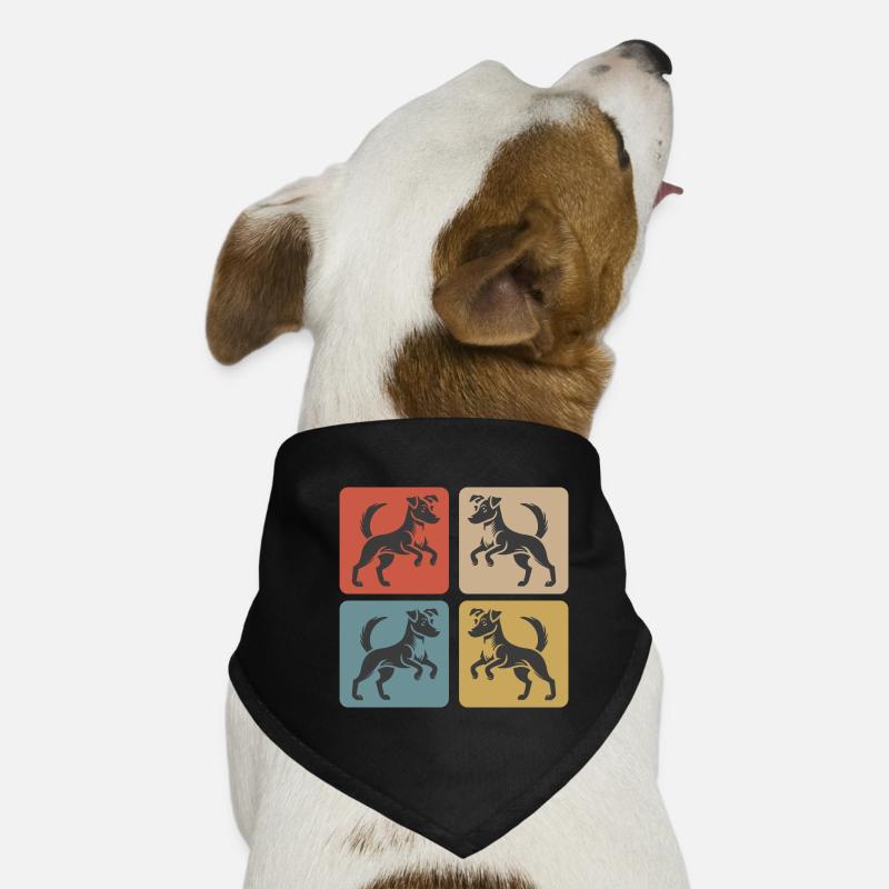 Jack Russell Terrier Design Hunde-Bandana