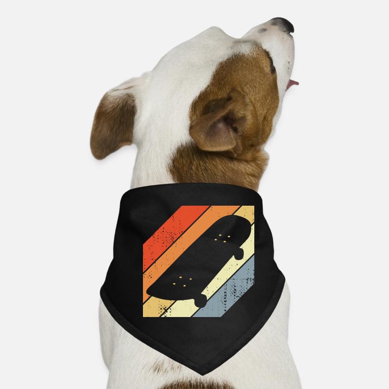 Skateboard Skizze Hunde-Bandana