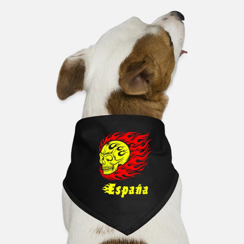 Conception de crâne Spanein Bandana pour chien