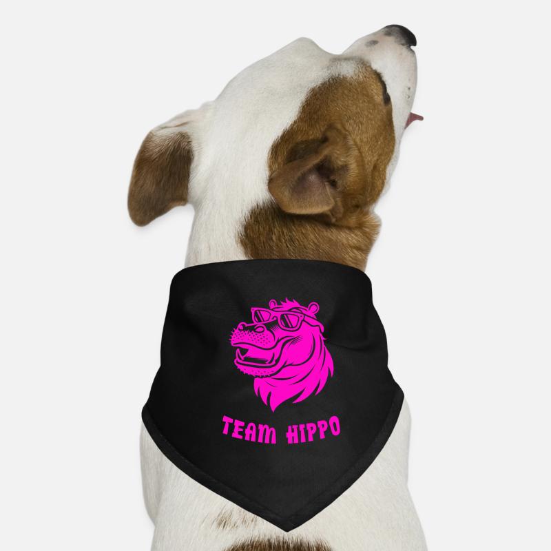 Team Hippo Hunde-Bandana