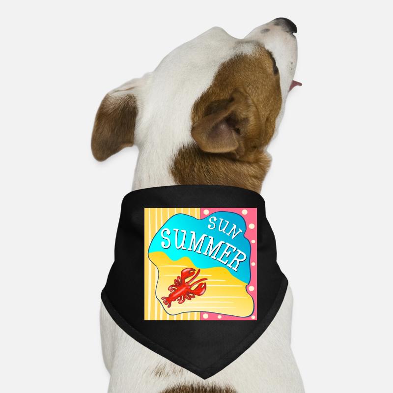 BEACH LOBSTER SUMMER SUN Dog Bandana