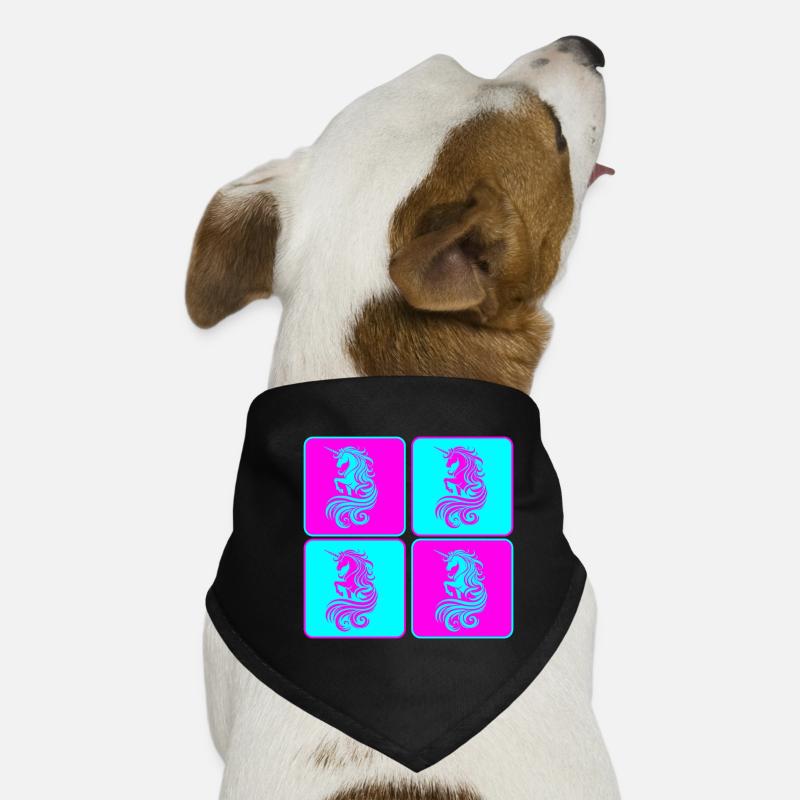 Magical Unicorn Pop Art Dog Bandana