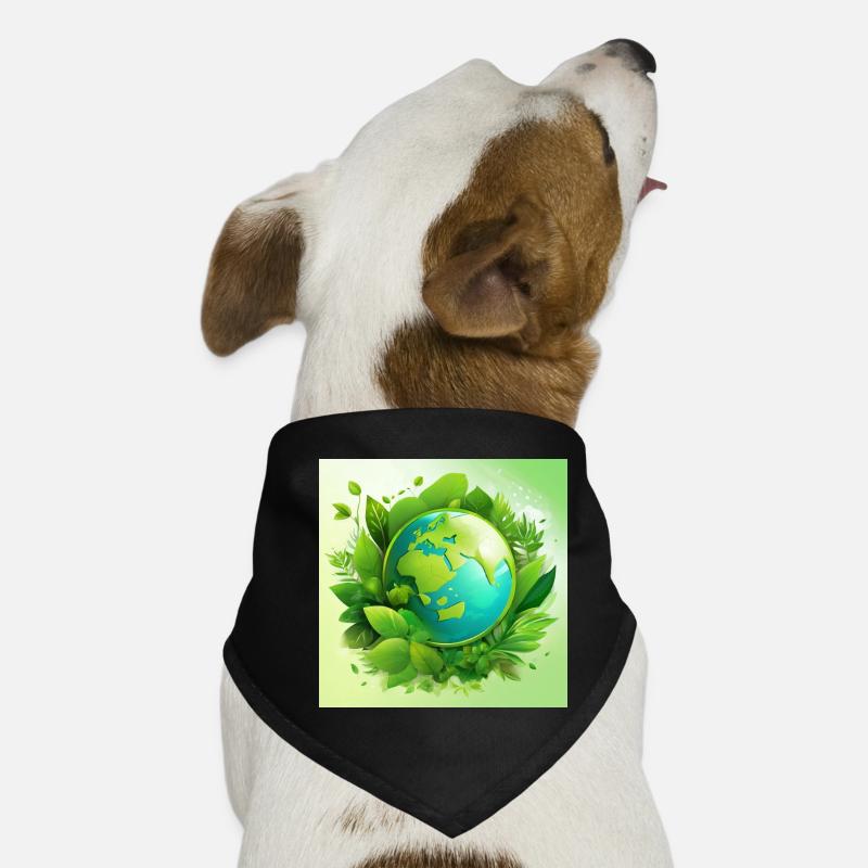 Planète verte Bandana pour chien