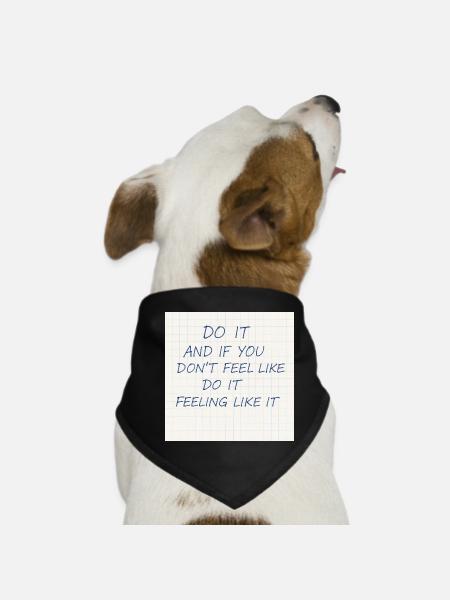 13Machen Sie es - Hunde-Bandana - Schwarz