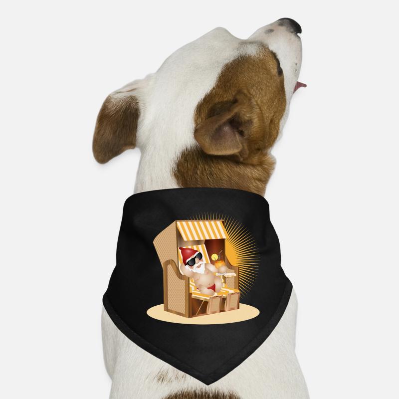 Nain de jardin cool sur la plage Bandana pour chien