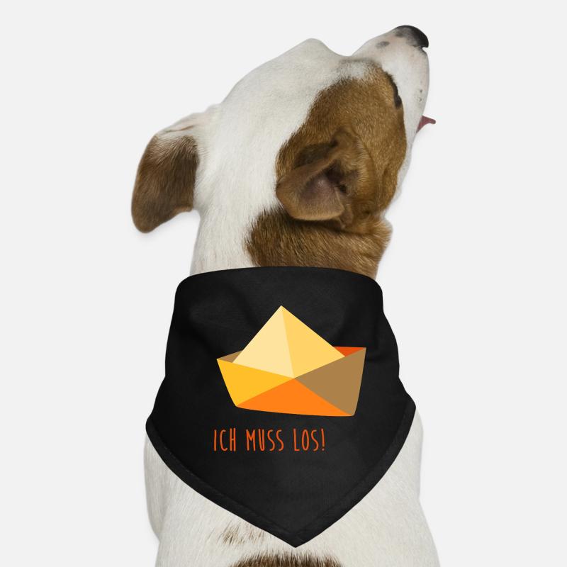 Boot rudern Meer Schiff Papierboot Urlaub maritim Hunde-Bandana