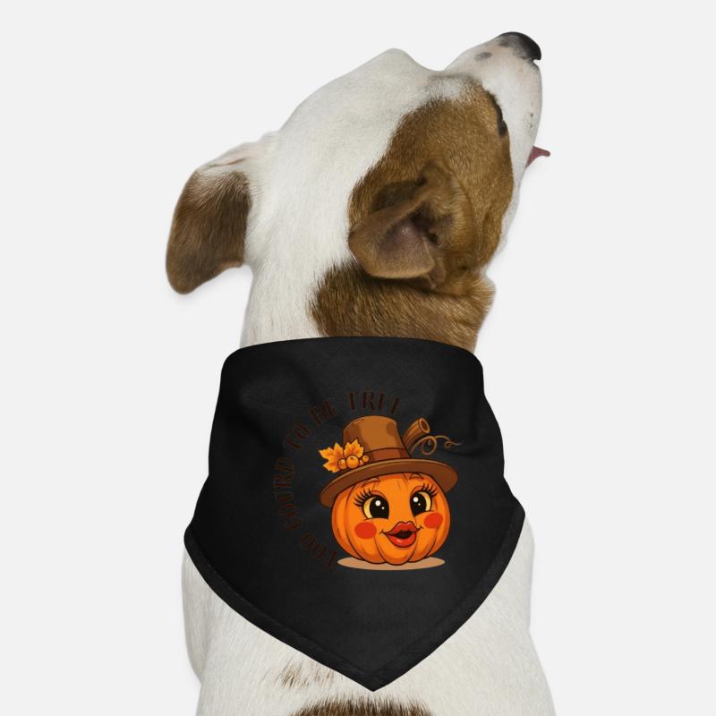 Citrouille d’automne Bandana pour chien