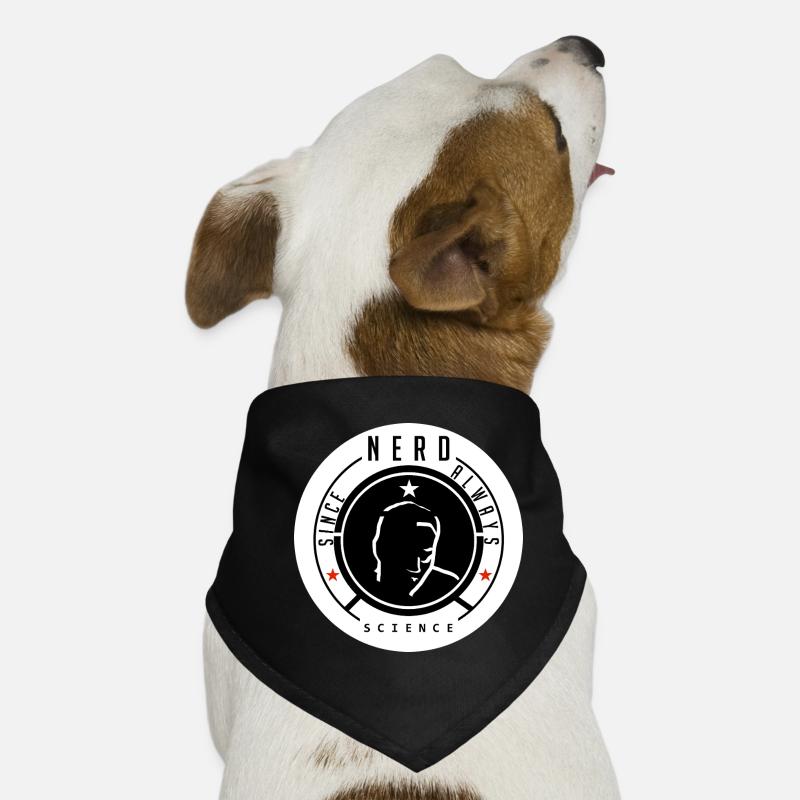 Nerd Wissenschaft Logo T-Shirt Hunde-Bandana