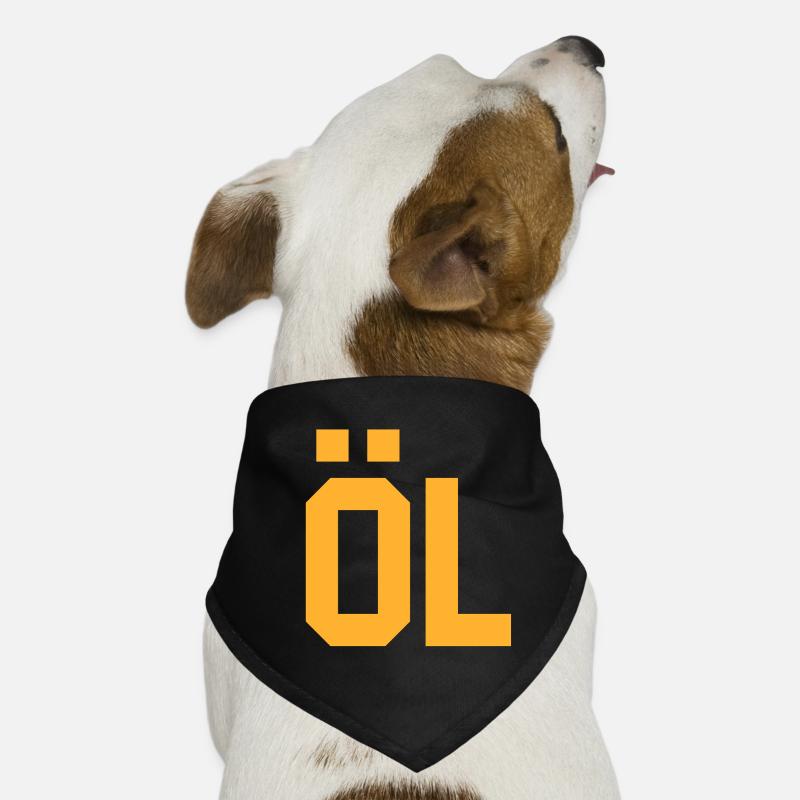 Leistungsstarkes digitales typografisches Design Hunde-Bandana