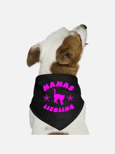 félin - Bandana pour chien - noir - Devant