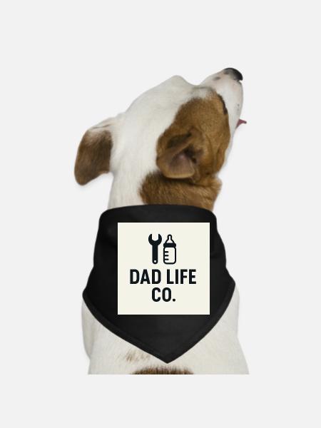 Bouteilles d’outils Dad Life Co - Bandana pour chien - noir - Devant