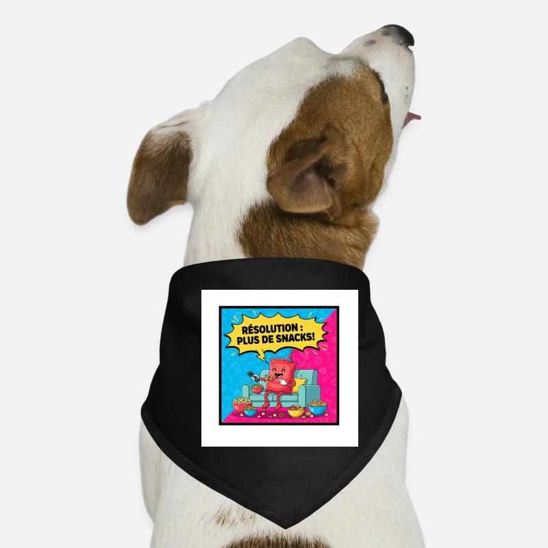 Popcorn Drawing Snack Party Dog Bandana