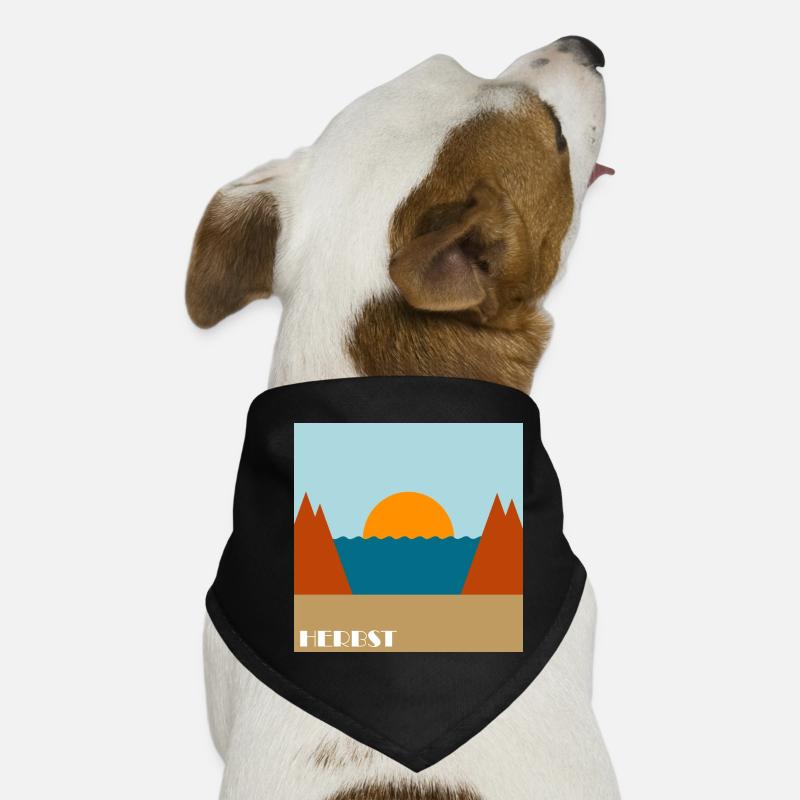 Automne Bandana pour chien