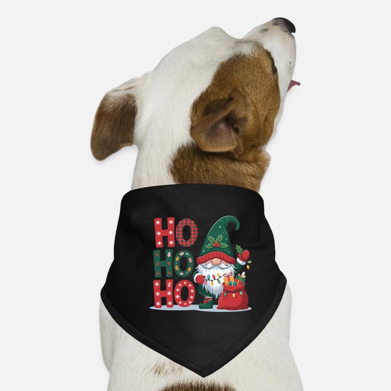 HoHoHo Gnom Weihnachten Hunde-Bandana