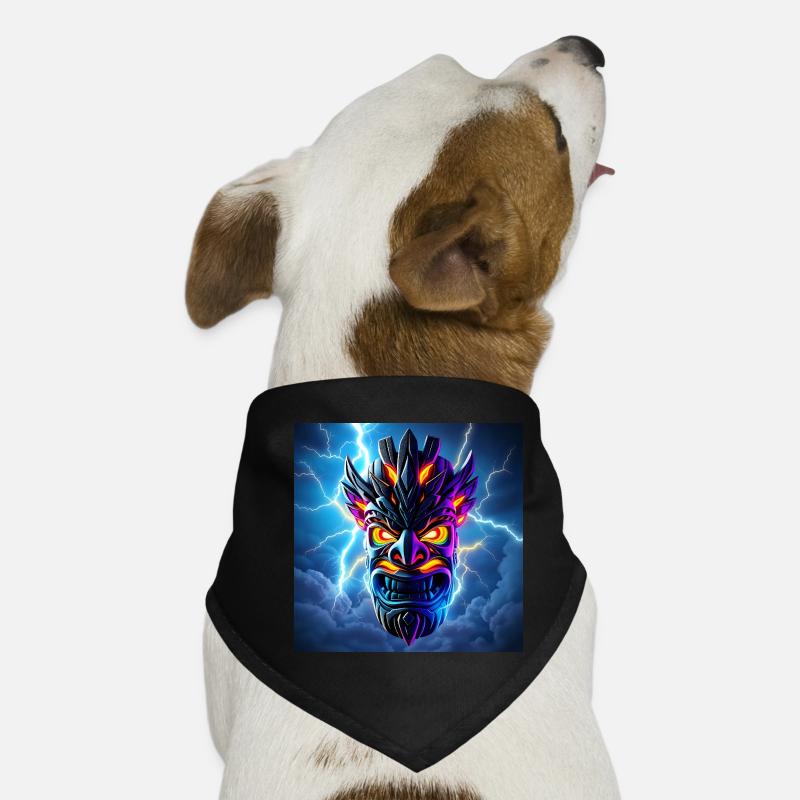 Masque Thunder Tiki Bandana pour chien