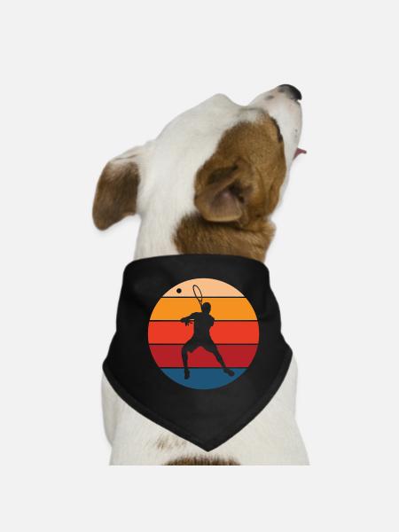 tennis - Bandana pour chien - noir - Devant