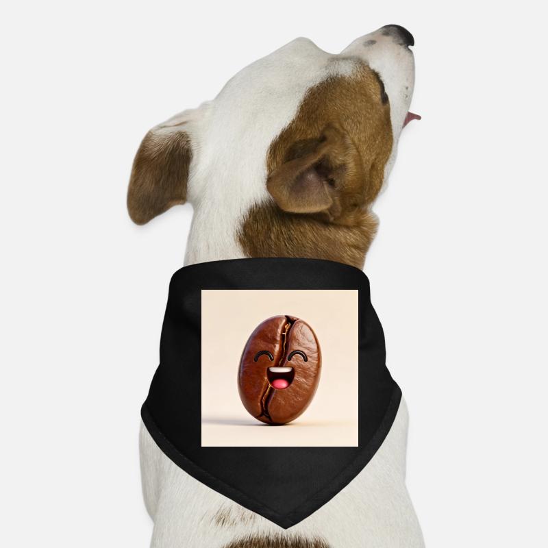Laughing Coffee Bean Dog Bandana