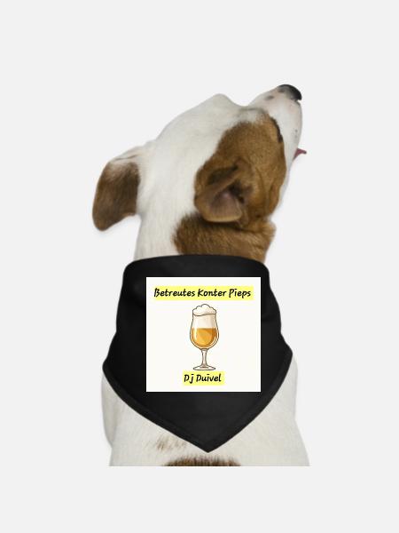 Counter Drink Pieps - Dog Bandana - black - Front
