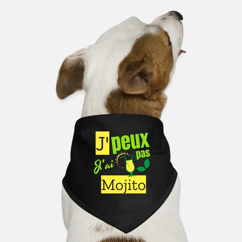 Je peux pas j’ai mojito Bandana pour chien