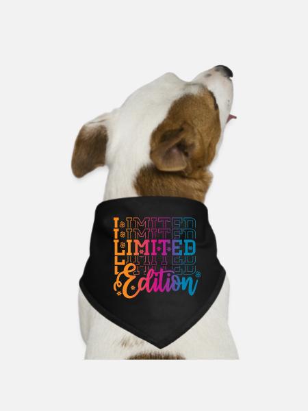 Édition limitée - Bandana pour chien - noir - Devant
