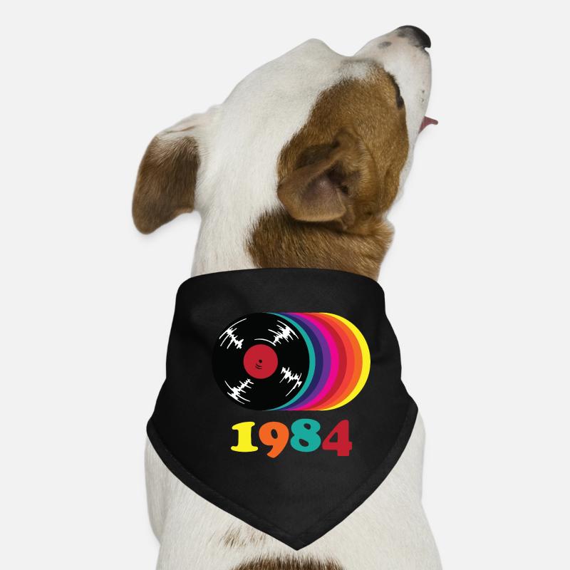 1984 Schallplatte Hunde-Bandana