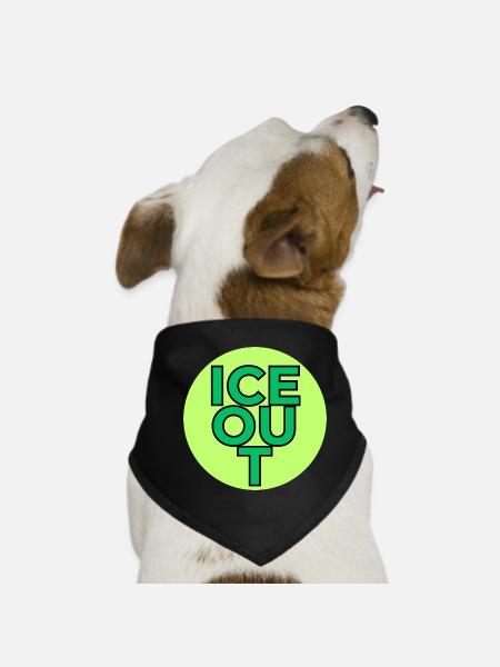 Je me retire ! - Bandana pour chien - noir - Devant