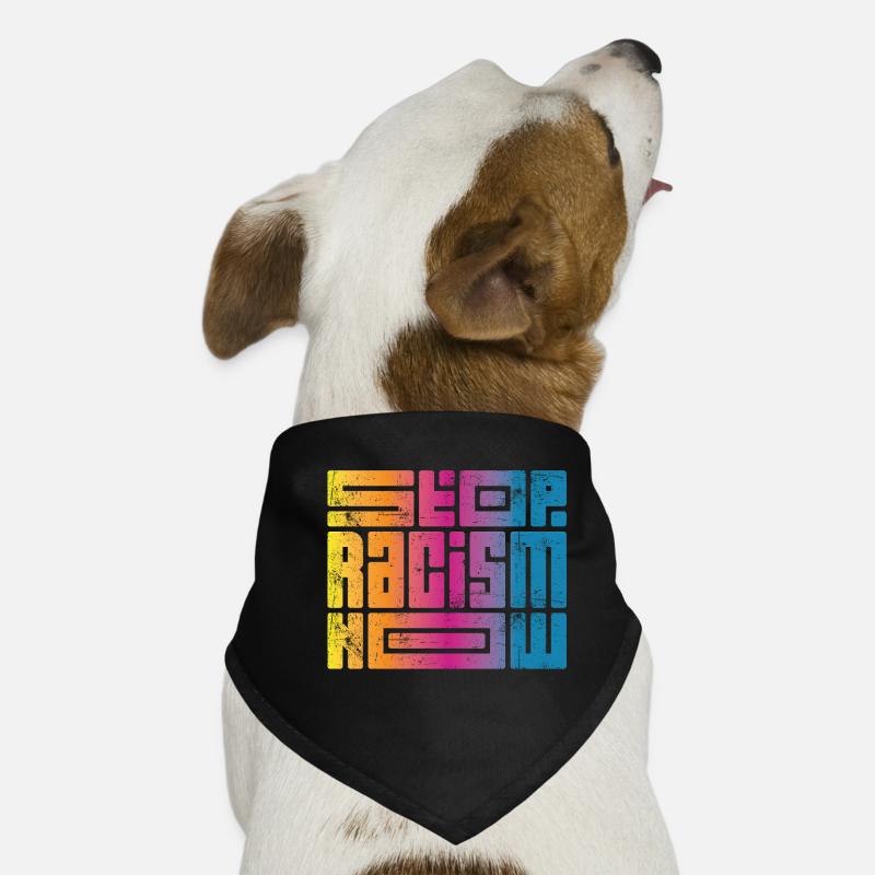 Stop Racism Now Hunde-Bandana