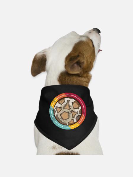 Handball vintage - Bandana pour chien - noir - Devant