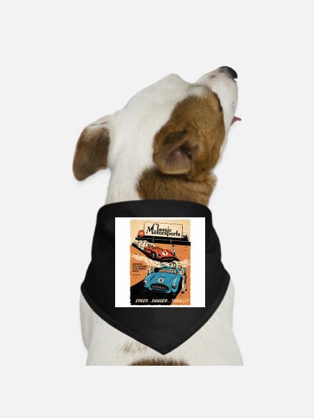 Sport automobile - Bandana pour chien - noir - Devant