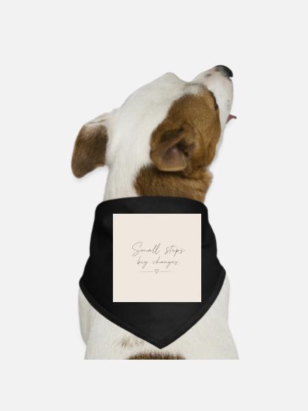 3BF53FEA-0E7A-4554-AD83-F170A37D2389 - Hunde-Bandana - Schwarz - Vorne