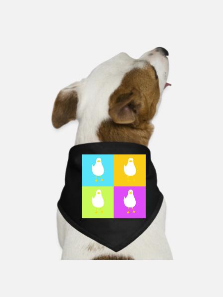 MineMineMineMine - colorful1 - Dog Bandana - black