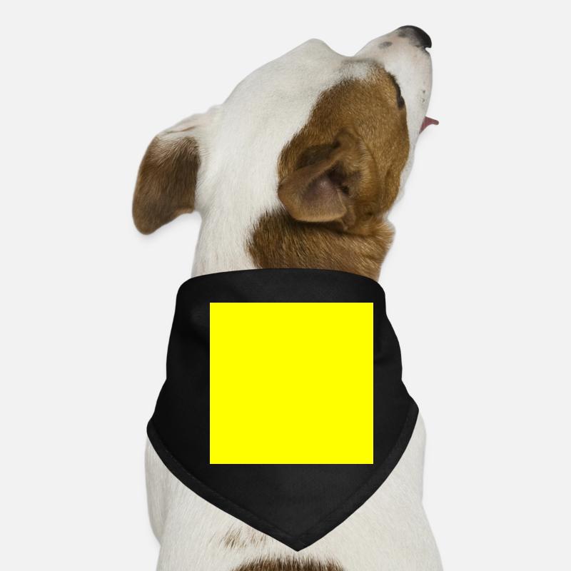 Modèle de texture de fond jaune Personnaliser Bandana pour chien