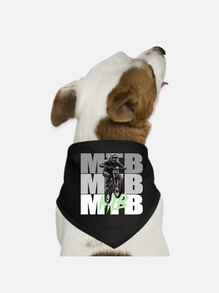 VTT - Bandana pour chien - noir - Devant