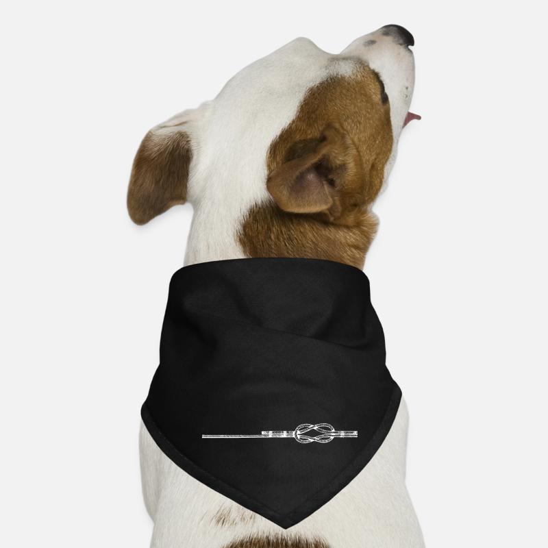 Reef knot - Dog Bandana - black