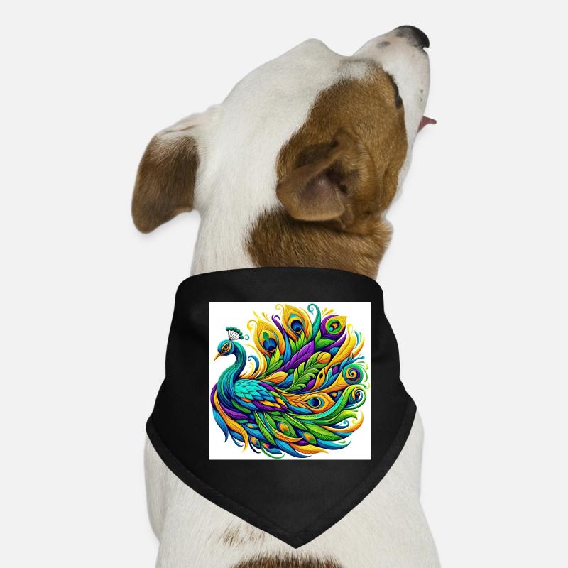 Peacock Dog Bandana