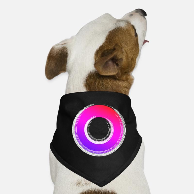 Gradient Ring Glanz Hunde-Bandana