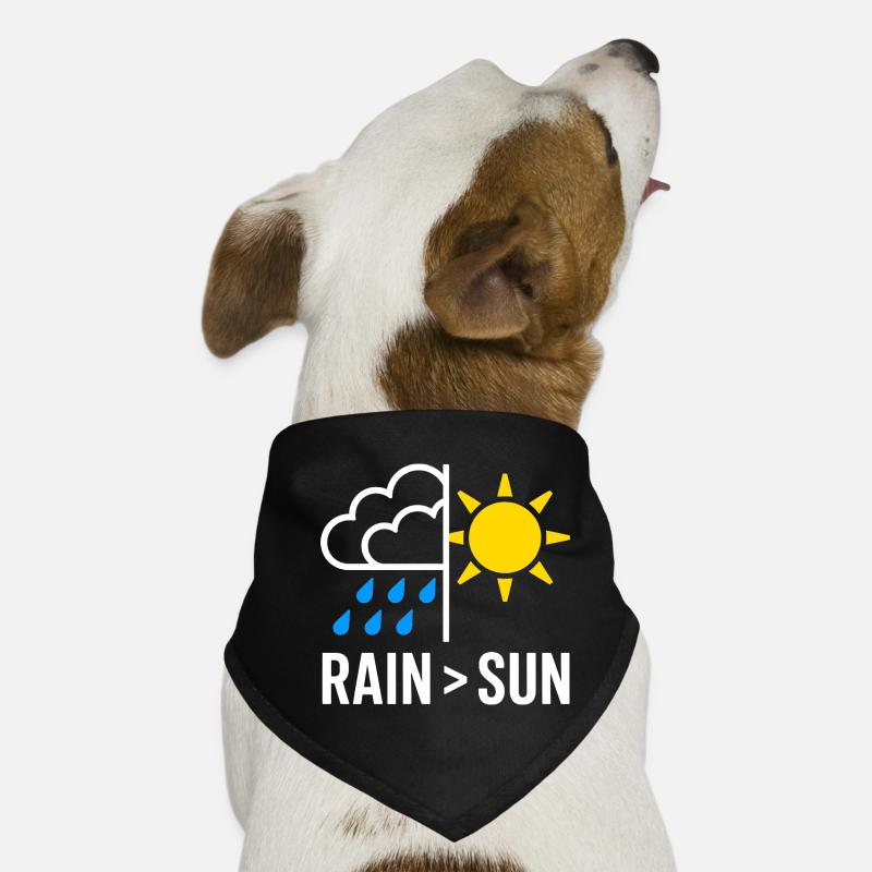 Rain Over Sun Regen Hunde-Bandana